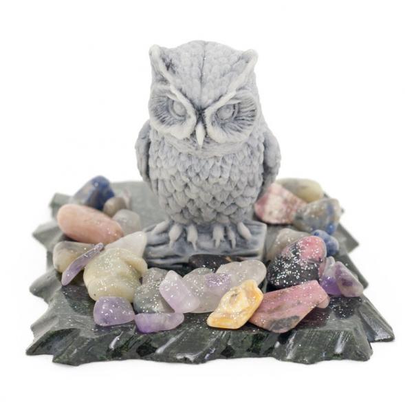 Сувенир &amp;quot;Филин&amp;quot; из мрамолита 116309