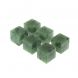 Камни для виски из саянского нефрита набор 6 кубиков 20 мм 128600