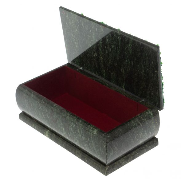 Шкатулка &amp;quot;Хозяйка медной горы&amp;quot; из змеевика 18х9х8 см 128749