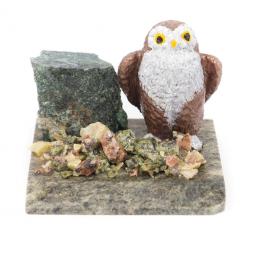 Сувенир "Сова" змеевик