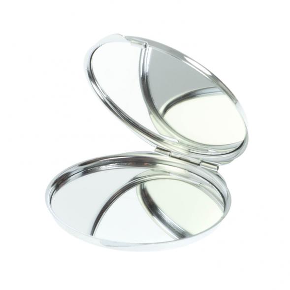 Зеркальце круглое из нефрита цвет серебро 128057