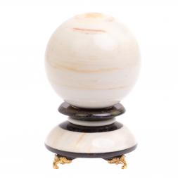 Сувенир &amp;quot;Шар Антистресс&amp;quot; из газганского мрамора 10 см