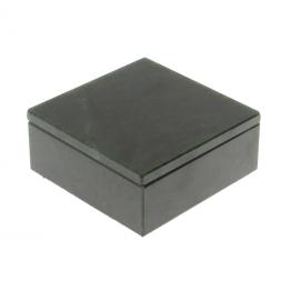 Шкатулка из нефрита 8,5х8,5х3,5 см