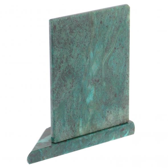 Икона с подсвечником Семистрельная малая из змеевика 9,5х9,5х10 см 118820