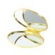Зеркальце овальное из нефрита цвет золото 128060
