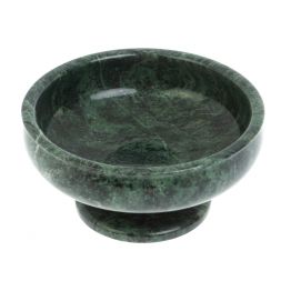 Конфетница из змеевика 15х15х7,5 см