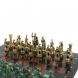 Шахматы &amp;quot;Древний Рим&amp;quot; фигуры бронза / патина 44х44 см лемезит 128385