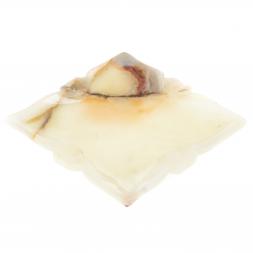 Пепельница из оникса 8,5х8,5х1,5 см (3)