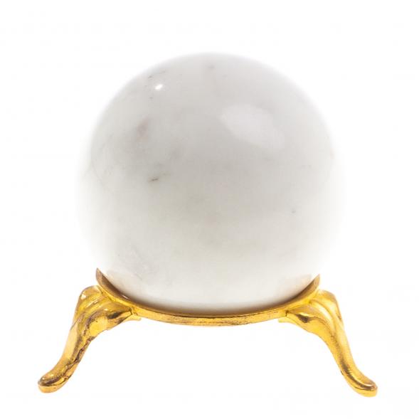 Шар из белого мрамора 5 см 124692