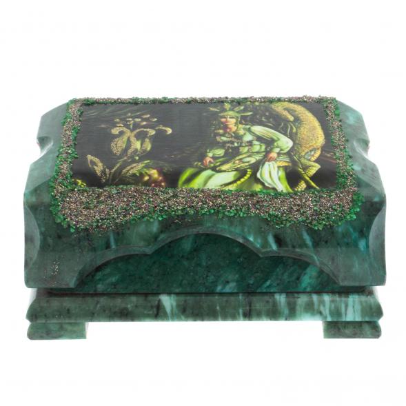 Шкатулка &amp;quot;Хозяйка медной горы&amp;quot; 17х11х8 см 112306