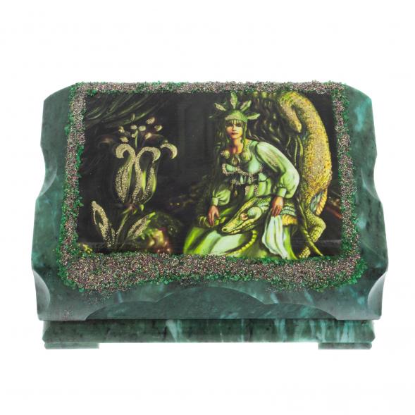 Шкатулка &amp;quot;Хозяйка медной горы&amp;quot; 17х11х8 см 112306