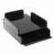 Лоток для бумаг А4 двухъярусный черный обсидиан