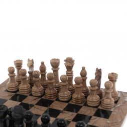 Шахматы "Виктория" из мрамора 30х30 см