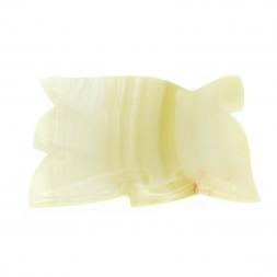 Пепельница "Кленовый лист" из оникса 11х11х1,5 см (3)