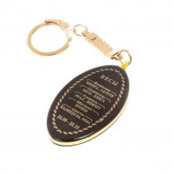 Брелок знак зодиака "Весы" камень обсидиан