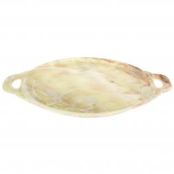 Поднос из оникса с ручками 37х30х2 см (12)