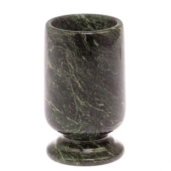 Карандашница из змеевика 6,5х6,5х11,5 см 125285