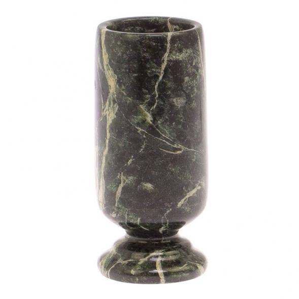 Карандашница из змеевика 6,5х6,5х11,5 см 125285