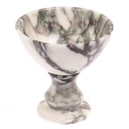 Конфетница из саянского мрамора 450 мл 13,5х13,5х13,5 см