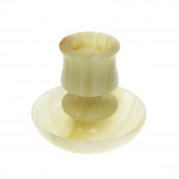 Подсвечник из оникса "Чаша" 7,5х7,5х7,5 см (3)