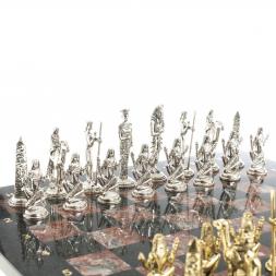 Шахматы &amp;quot;Древний Египет&amp;quot; доска 40х40 см креноид змеевик