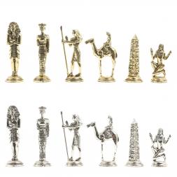 Шахматы &amp;quot;Древний Египет&amp;quot; доска 40х40 см креноид змеевик