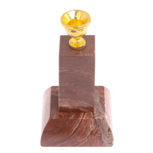 Подсвечник церковный &amp;quot;Столбик&amp;quot; лемезит 126202