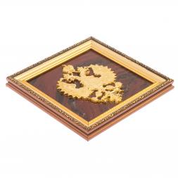 Панно &amp;quot;Герб России&amp;quot; яшма багет