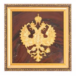Панно &amp;quot;Герб России&amp;quot; яшма багет