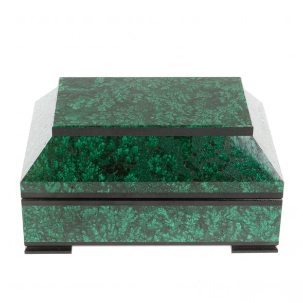 Подарочный ларец &amp;quot;Желание&amp;quot; камень малахит 13х9х6,5 см 121219