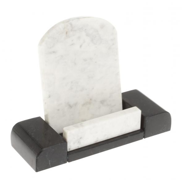 Настольный набор &amp;quot;Герб&amp;quot; из мрамора с лотком А4 и бюваром 126891