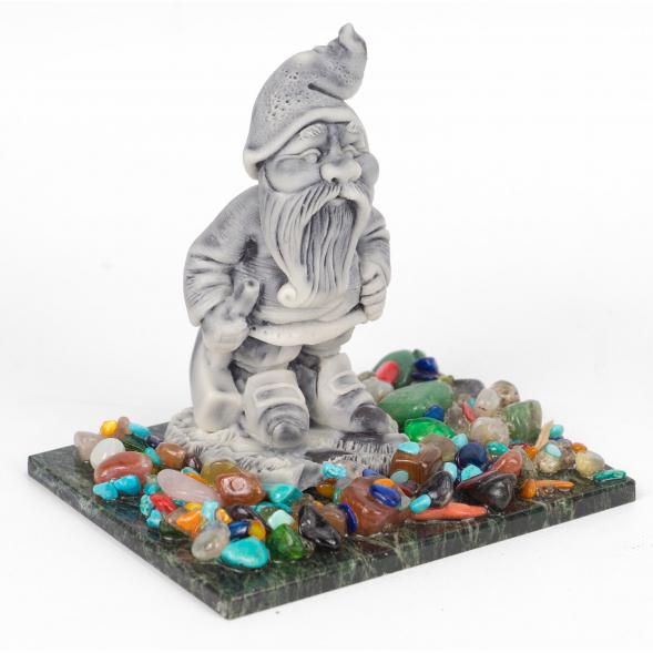 Сувенир &amp;quot;Гном с киркой&amp;quot; из мрамолита 117947