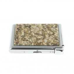 Портсигар на 20 сигарет с зажигалкой камень жельбертит