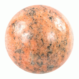 Шар 8,5 см из натурального розового мрамора