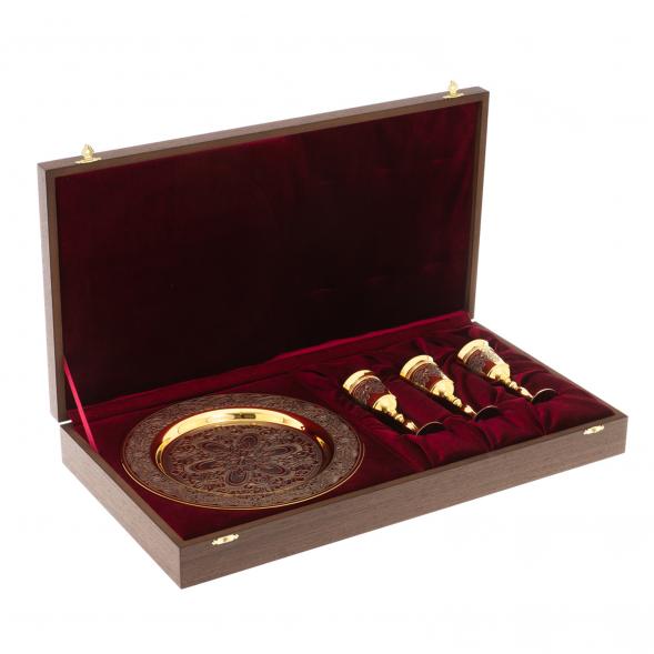 Набор рюмок на подносе &amp;quot;Изящный&amp;quot; 40 мл Златоуст 122320