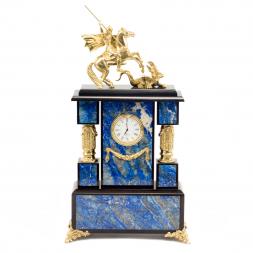 Часы &amp;quot;Георгий Победоносец&amp;quot; лазурит