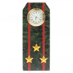 Часы погон "Полковник ВС" камень шабровский змеевик