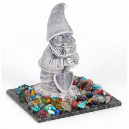 Сувенир &amp;quot;Гном с лопатой&amp;quot; из мрамолита