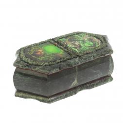 Шкатулка для украшений &amp;quot;Хозяйка медной горы / Две ящерицы&amp;quot; 20х10х7,5 см