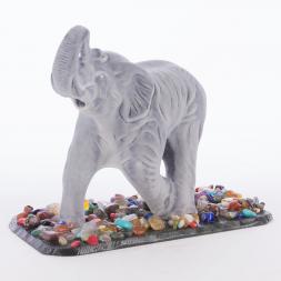 Сувенир "Слон большой №2" из мрамолита