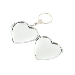 Складное зеркало брелок тигровый глаз Сердце