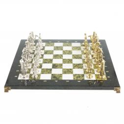 Шахматы &amp;quot;Древний Египет&amp;quot; доска 40х40 см мрамор змеевик