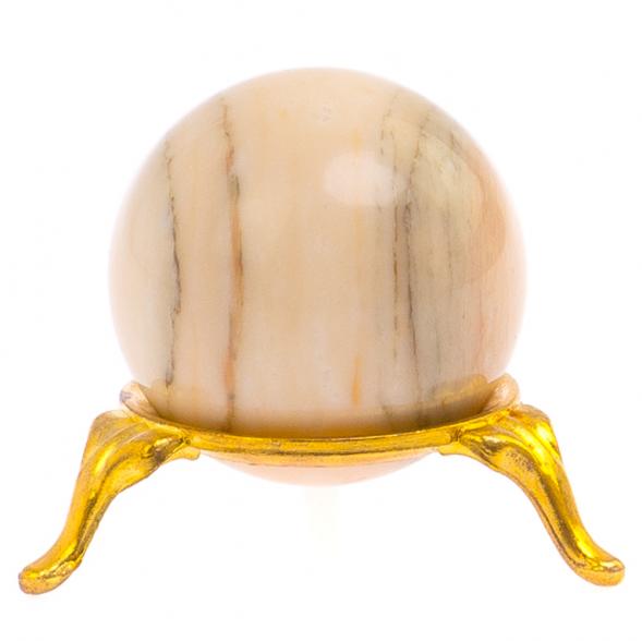 Шар из газганского мрамора 4 см 125767