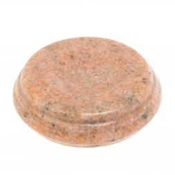 Подставка под шар из розового мрамора 10х10х3см