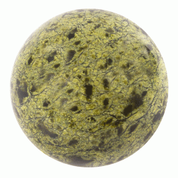 Шар 6,5 см зеленый змеевик