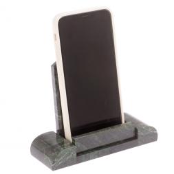 Подставка под телефон-смартфон из камня змеевик