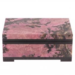 Шкатулка из родонита 10х7х4 см