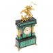 Каминные часы &amp;quot; Георгий Победоносец&amp;quot; камень малахит 127530