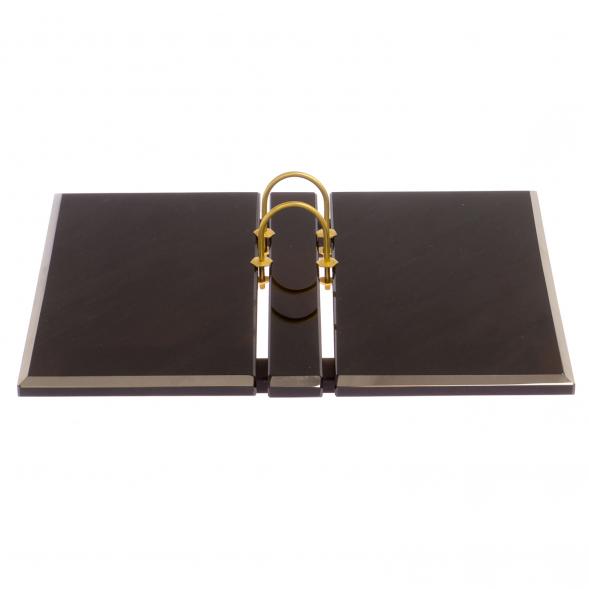 Календарница из черного обсидиана 124951