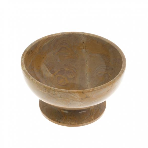 Креманка из рифейского мрамора 9х9х5 см 129412